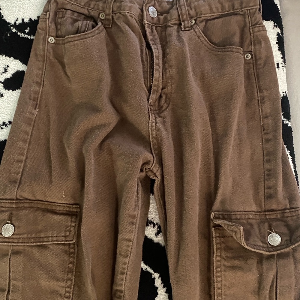 Women’s Brown Cargo Jeans